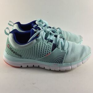 Reebok ZQuick dash womens running shoes lace up trainers green size 8 V67527